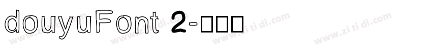 douyuFont 2字体转换